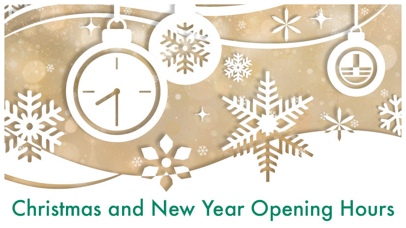 Intersurgical's Opening Hours for Christmas and New Year